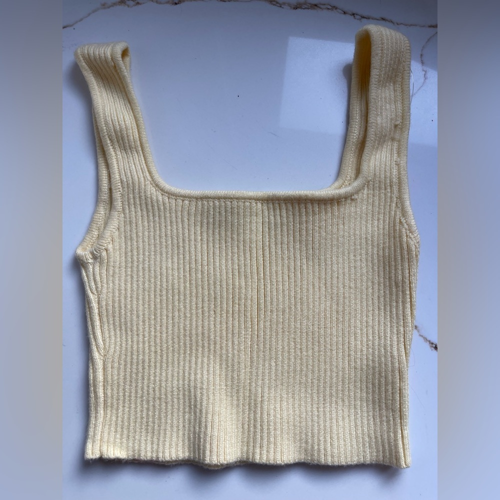 ZARA | KNIT CROP TANK
